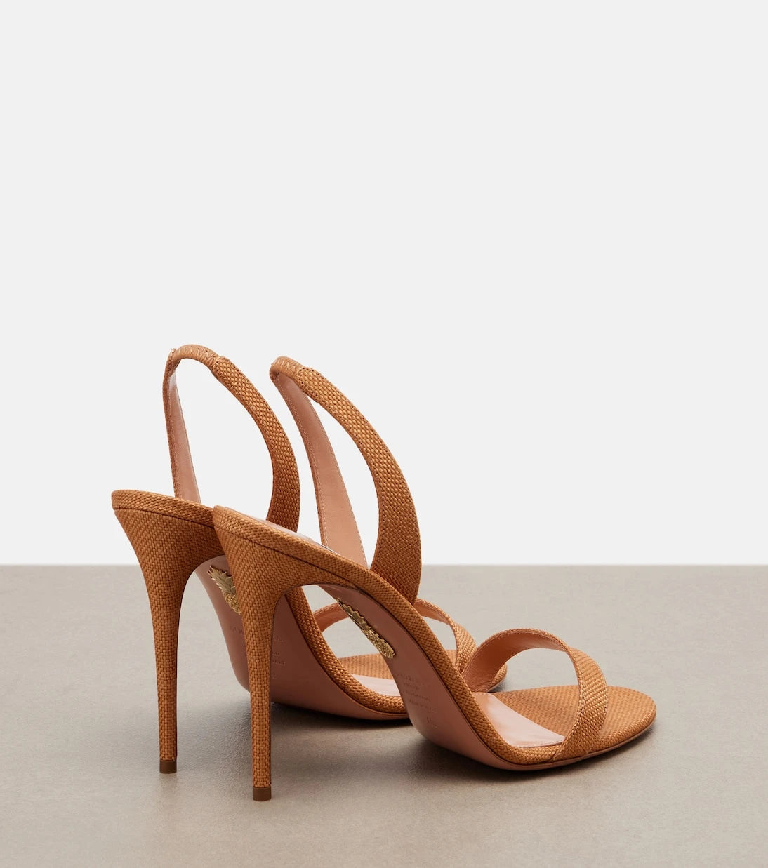 Aquazzura - So Nude slingback sandals