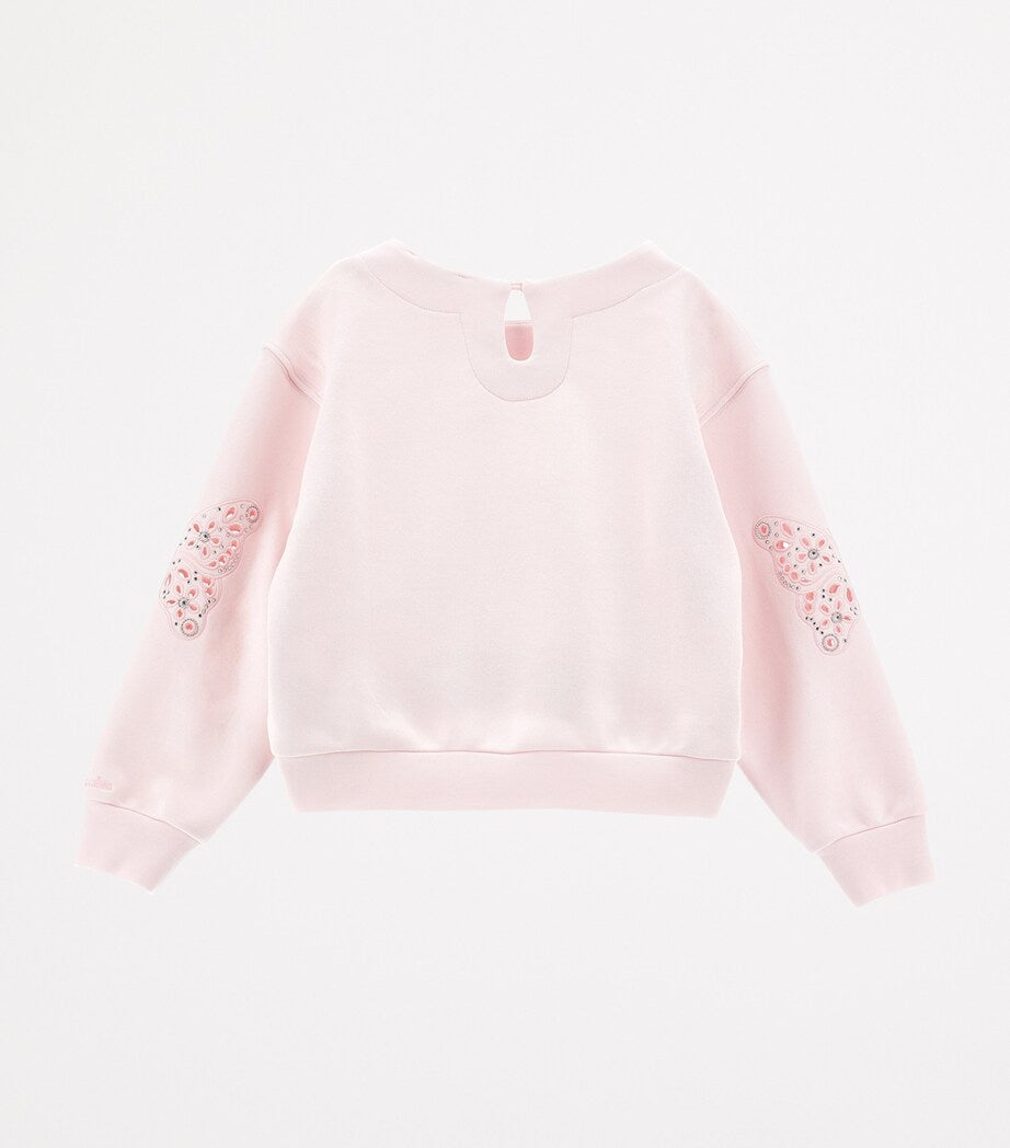 Embroidered Butterfly Sweatshirt (4-12 Years)