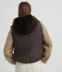 Brunello Cucinelli Brown Cashmere Hooded Vest