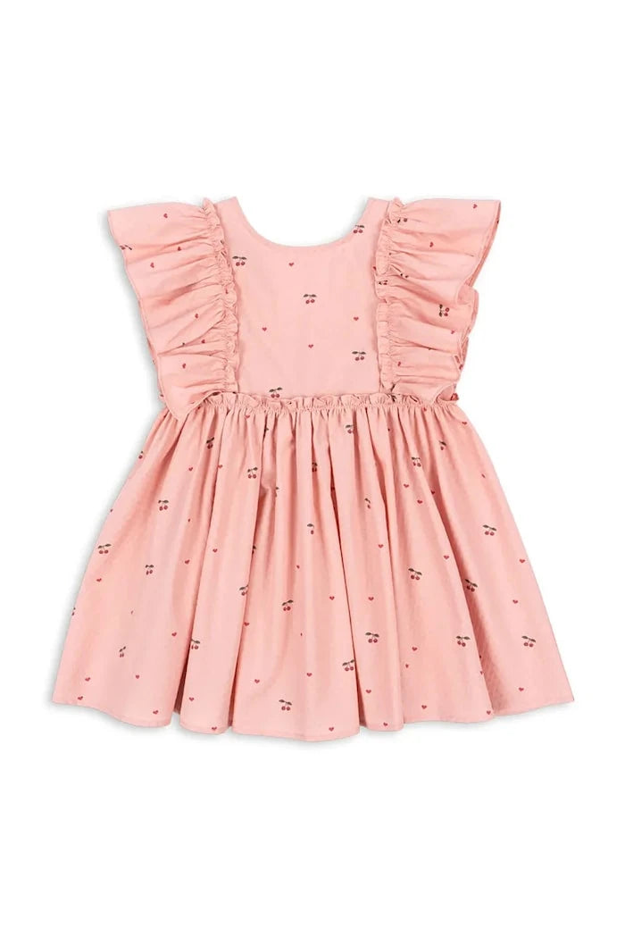 Konges Sløjd рокля от памук EVIA FRILL DRESS GOTS
