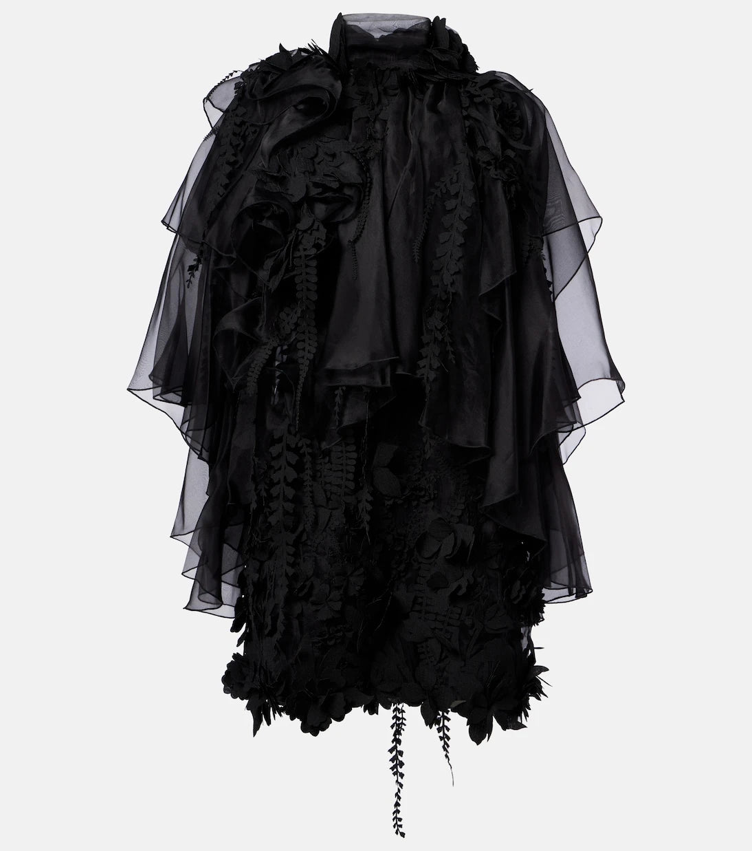 Zimmermann - Hipnotik çiçek aplikeli mini elbise