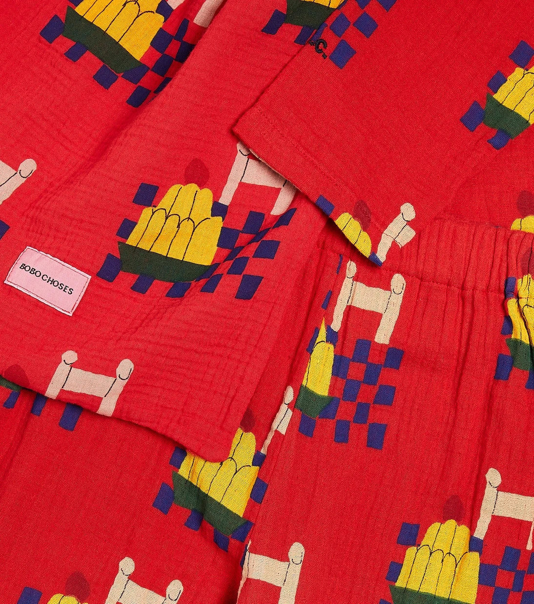 Bobo Choses - Yummy Cake printed cotton pajamas