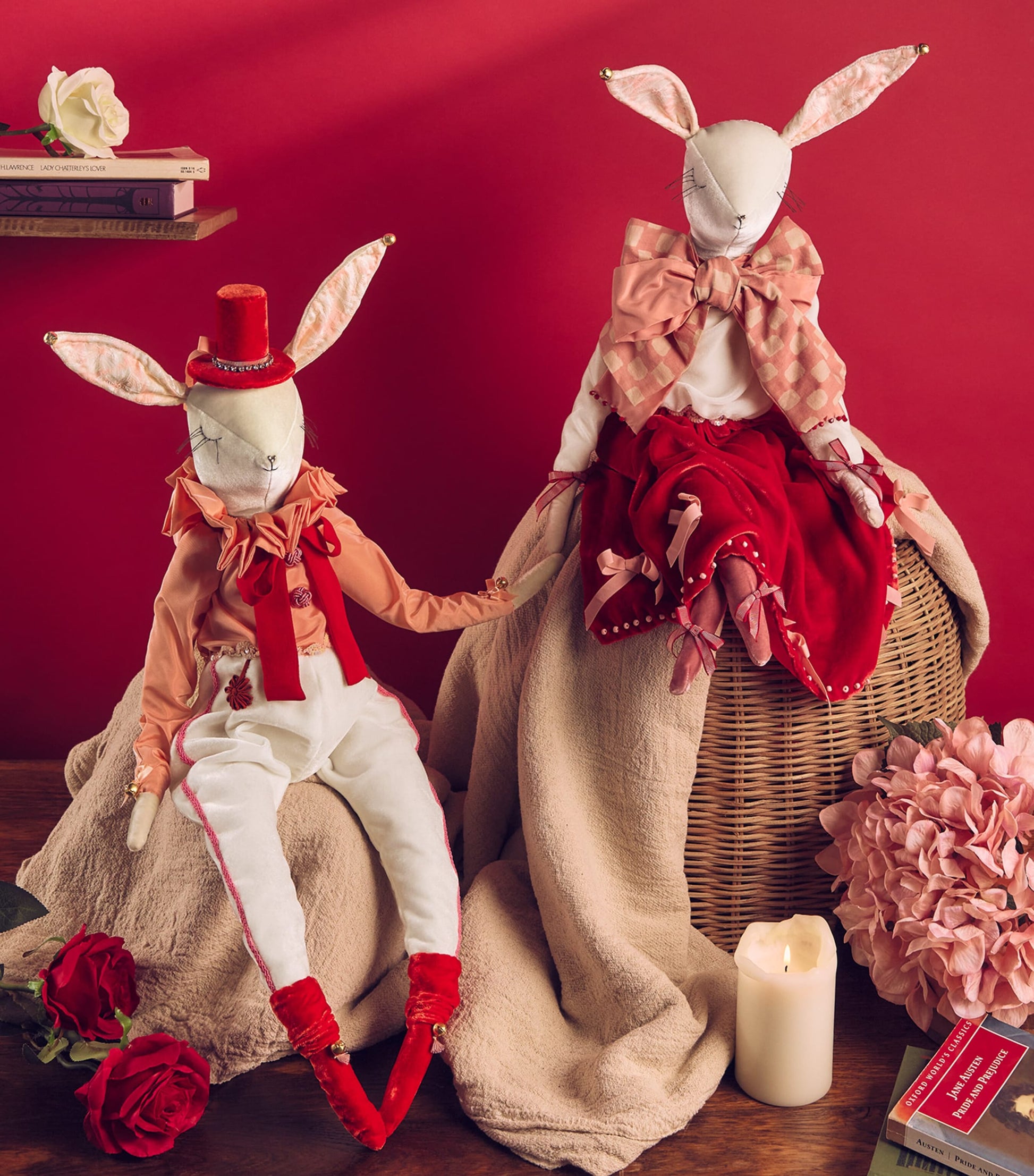 Velvet Lady Valentine Hare (67cm)