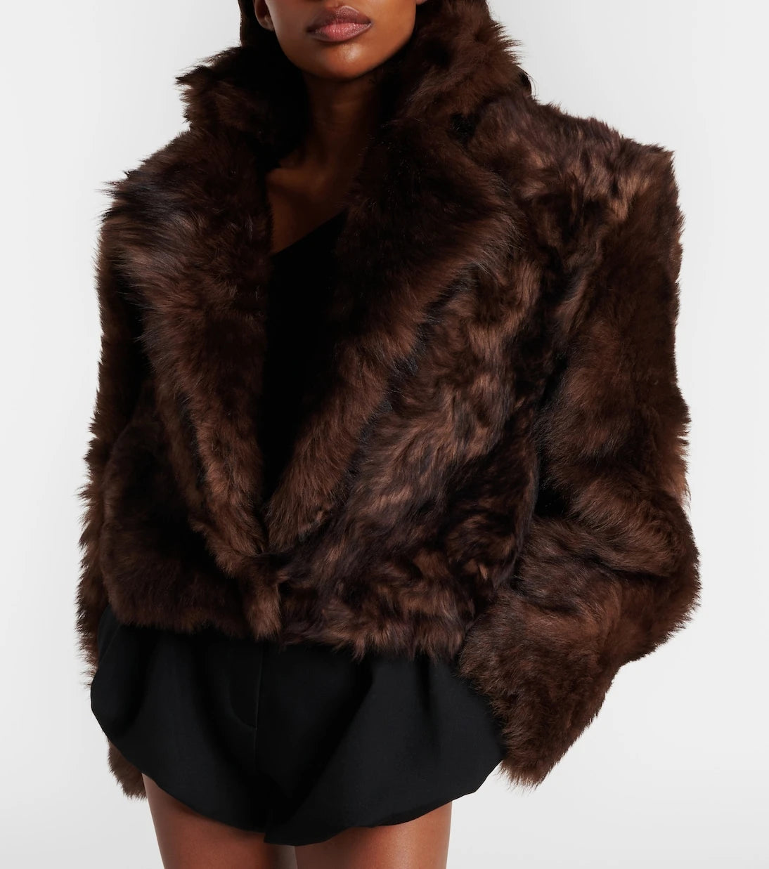 Magda Butrym - Cropped shearling jacket