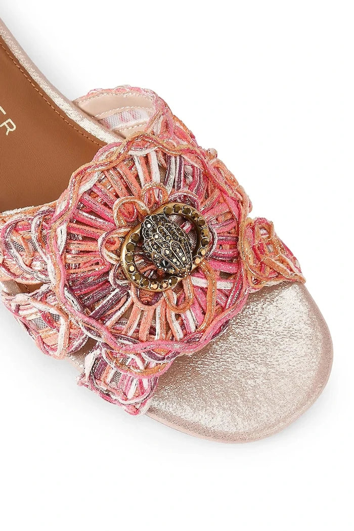 Kurt Geiger London чехли дамски Chelsea Woven Flat Sdl