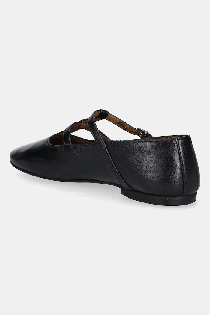 Tommy Hilfiger Deri Balerin SMOOTH LEATHER T-BAR BALLERINA