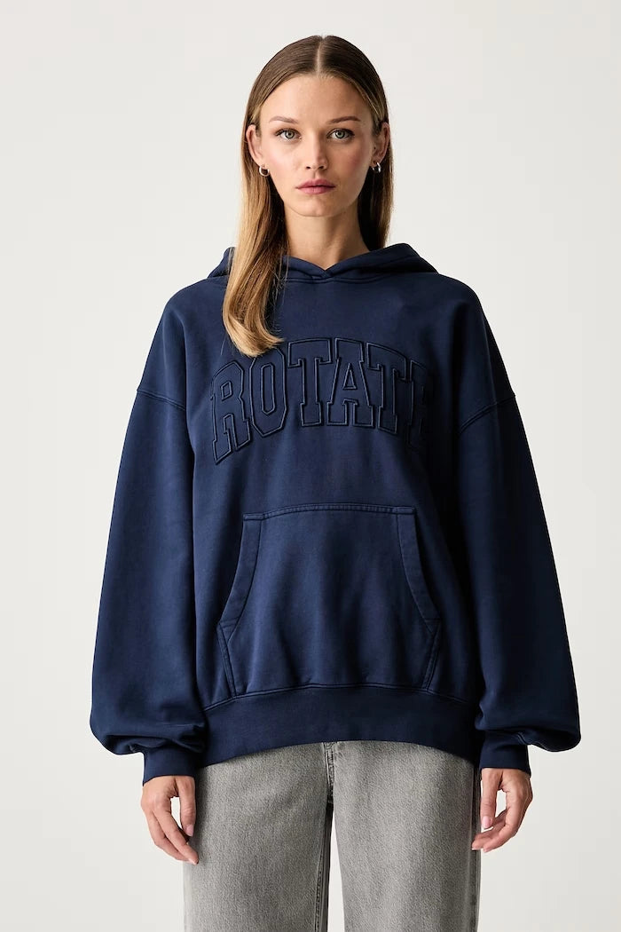 Pamuklu Kadın Kapüşonlu Sweatshirt