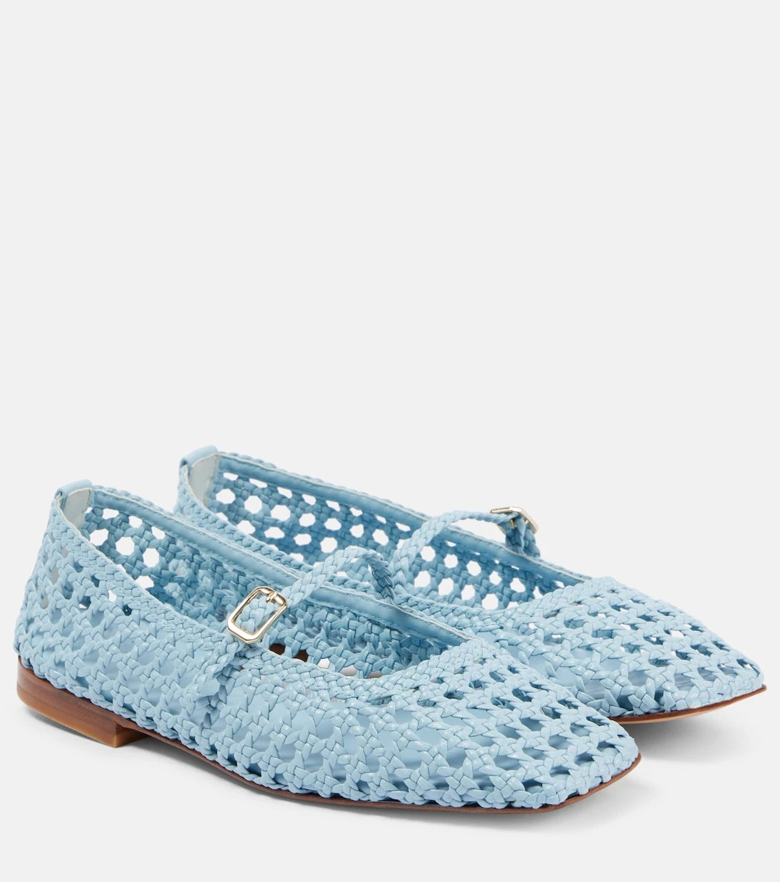 Souliers Martinez - Paris woven leather ballet flats