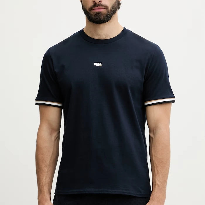 BOSS erkek ev tişörtü pamuklu Iconic T-Shirt