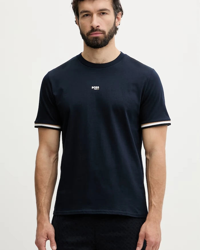 BOSS erkek ev tişörtü pamuklu Iconic T-Shirt