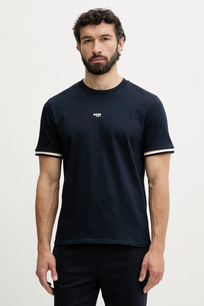 BOSS erkek ev tişörtü pamuklu Iconic T-Shirt