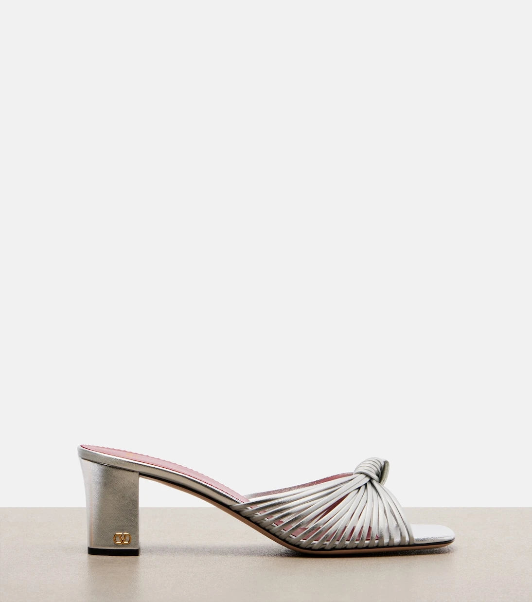 Valentino Garavani - Annet metallic leather sandals