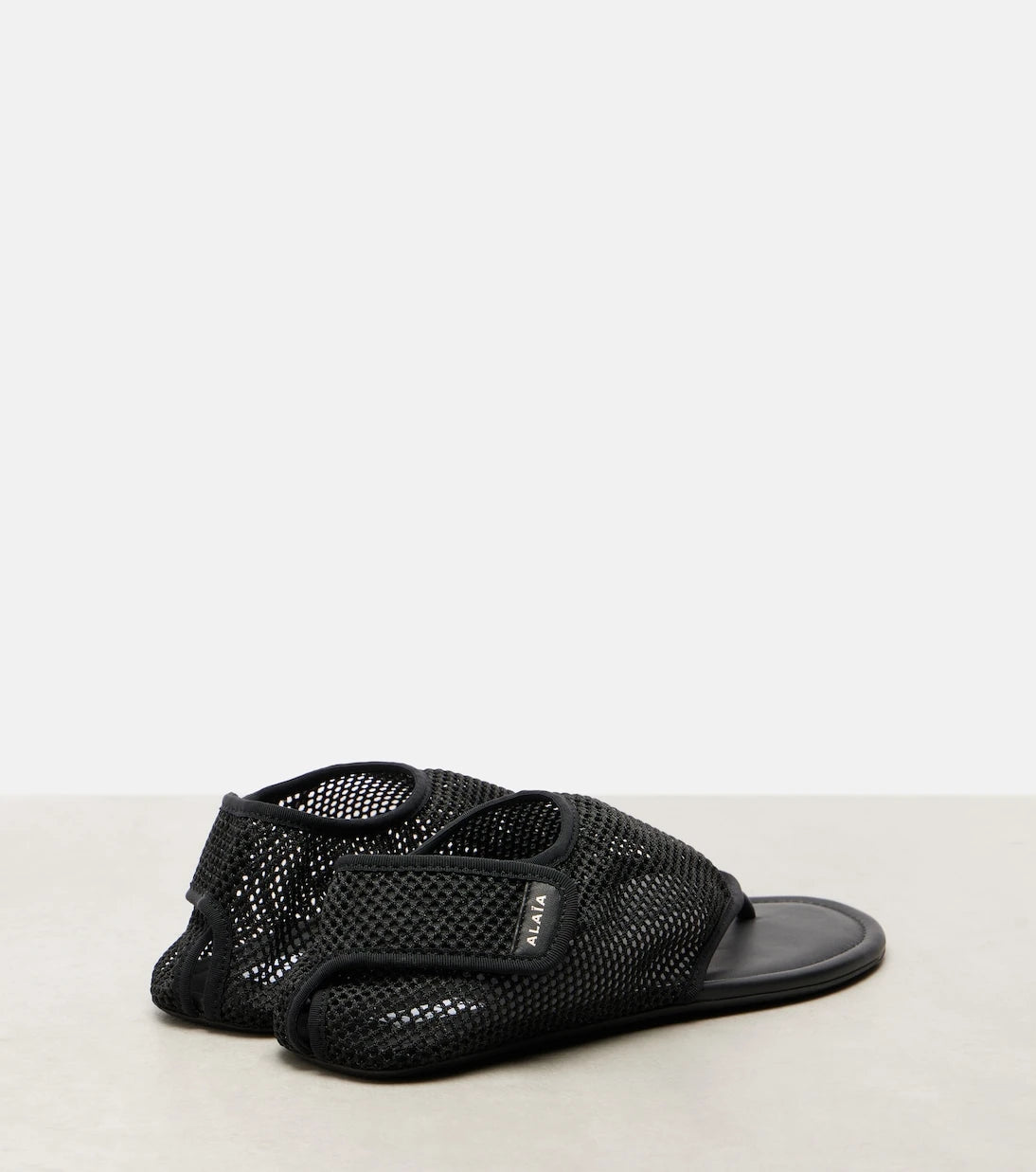 Alaïa - Fishnet thong sandals