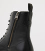 Leather Skiff Military Boots