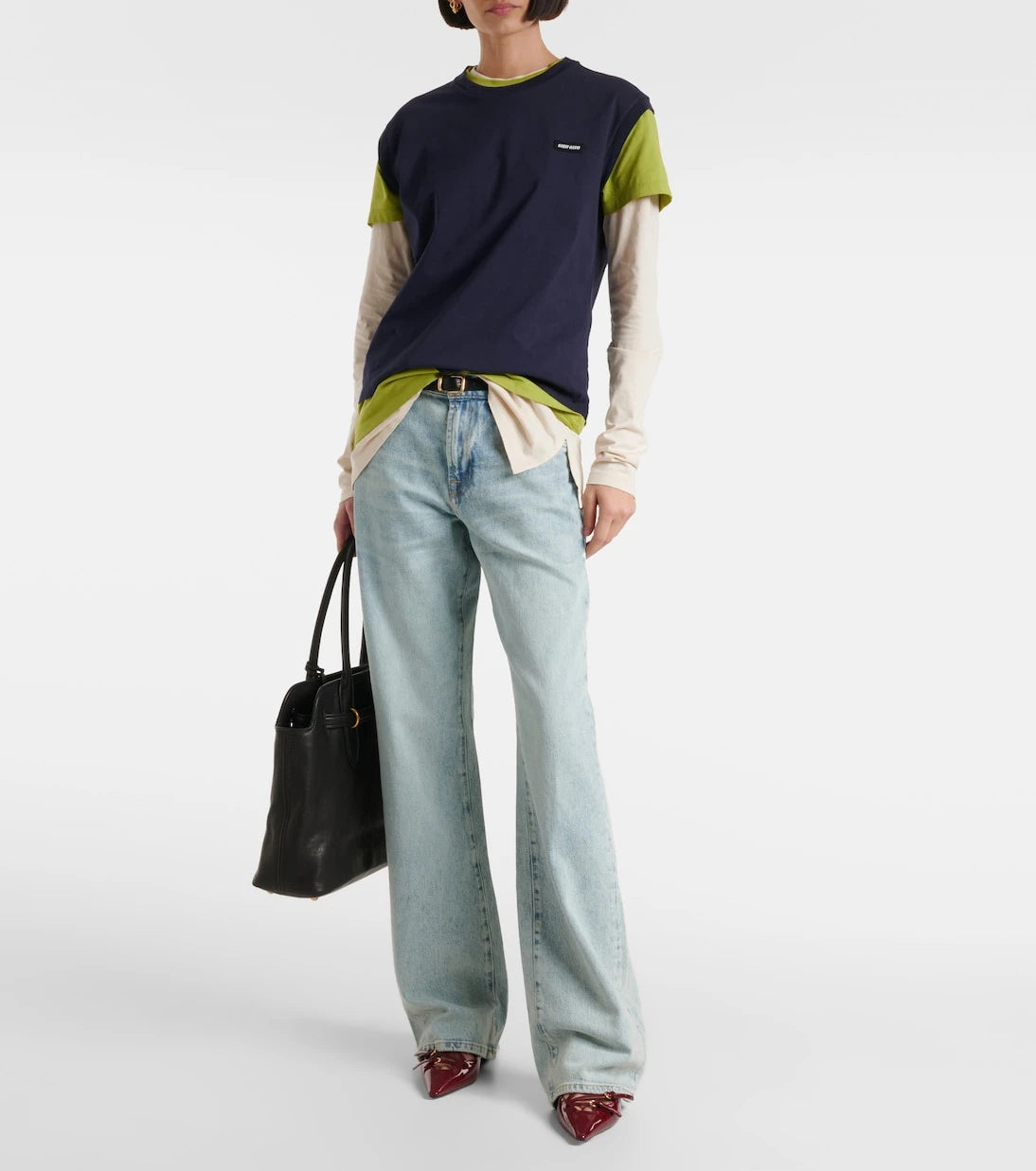 7 For All Mankind - Tess Trouser high-rise straight jeans