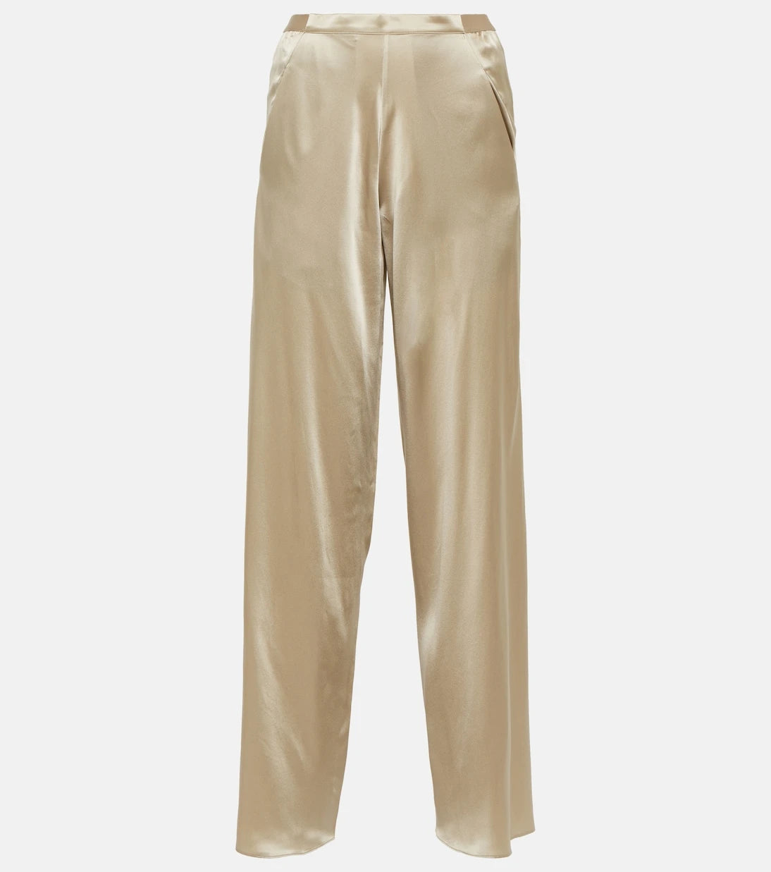 Christopher Esber - Silk satin straight pants