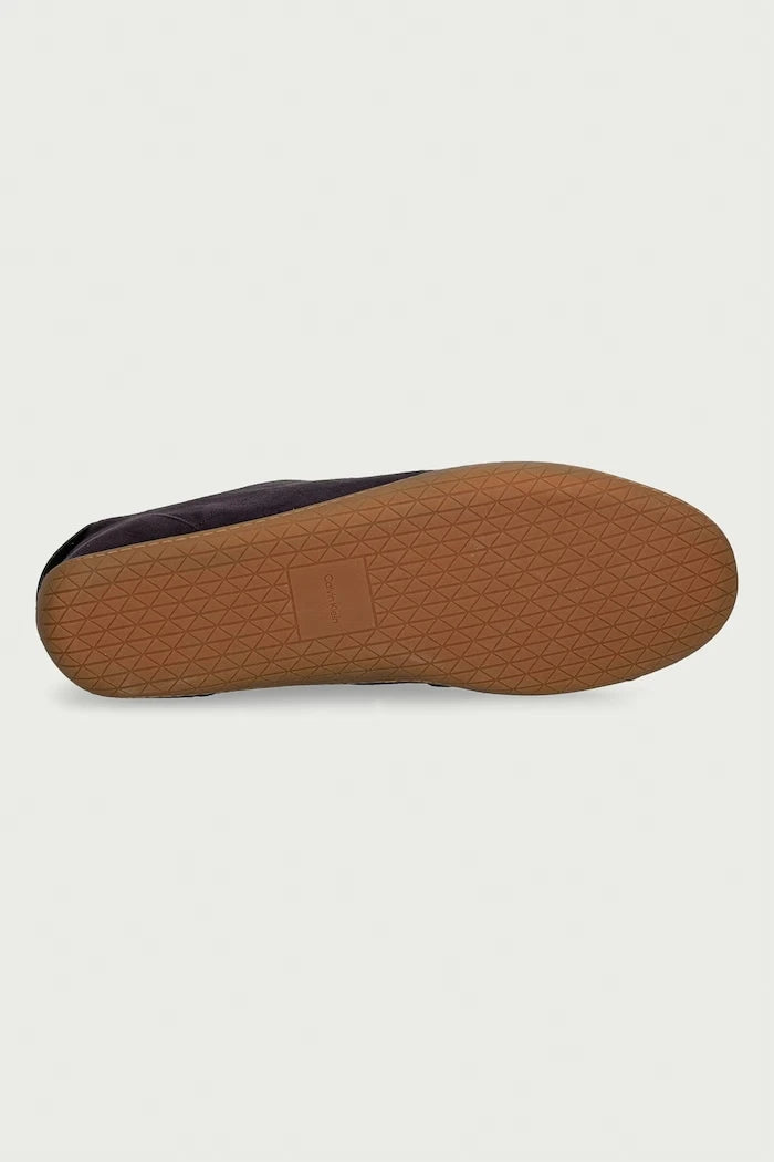 Calvin Klein BALLET SNEAKER LACEUP LTH-SUE kadın süet spor ayakkabı