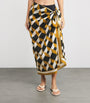Multi Cotton-Silk Geometric Sarong