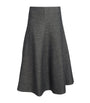 MAX&Co. Grey Jersey Flared Midi Skirt