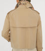 Gabardine Cropped Trench Jacket HONEY