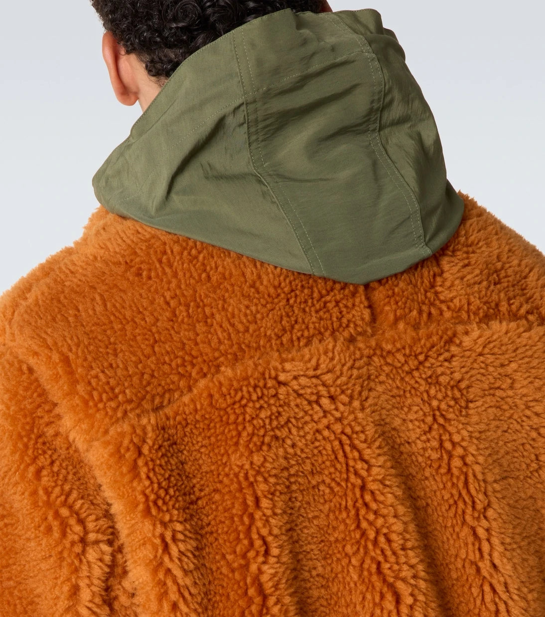 Sacai - Wool-blend and canvas jacket