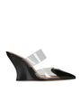 Alaïa Patent Coeur Mules 90