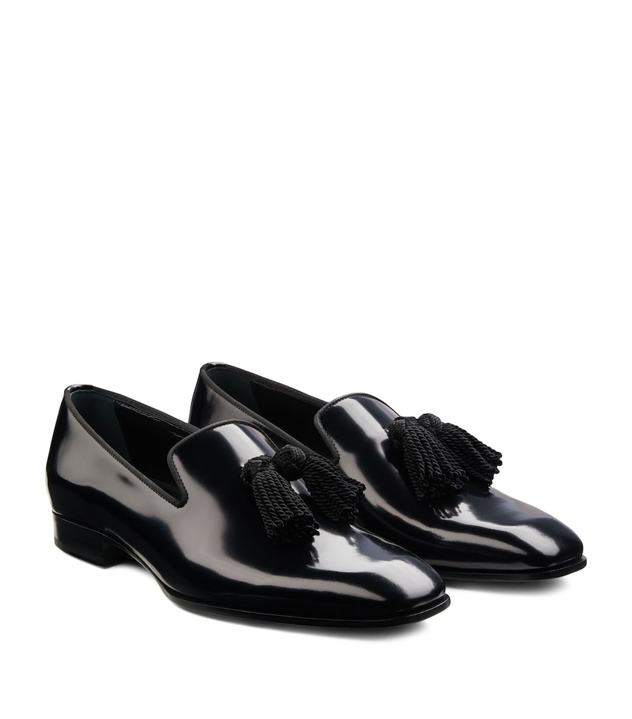 Jimmy Choo Foxley Patent Leather Loafers