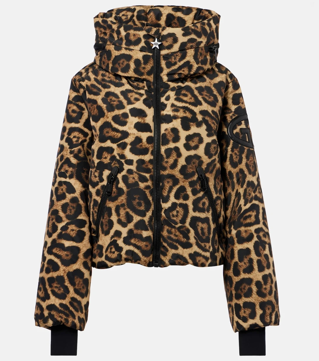 Goldbergh - Pantera leopard-print down ski jacket