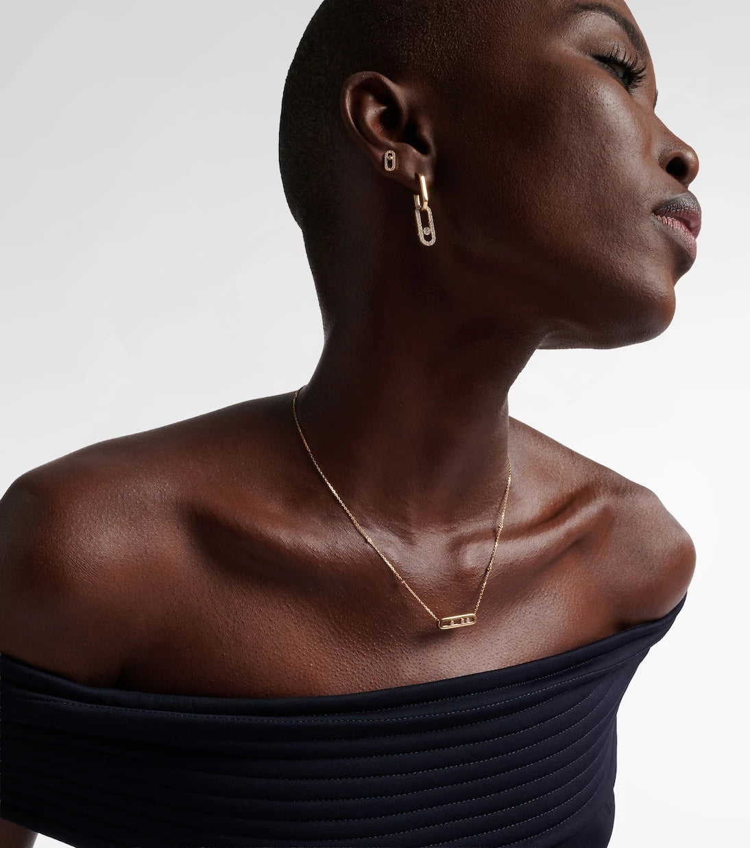 Messika - Baby Move 18kt gold necklace with diamonds