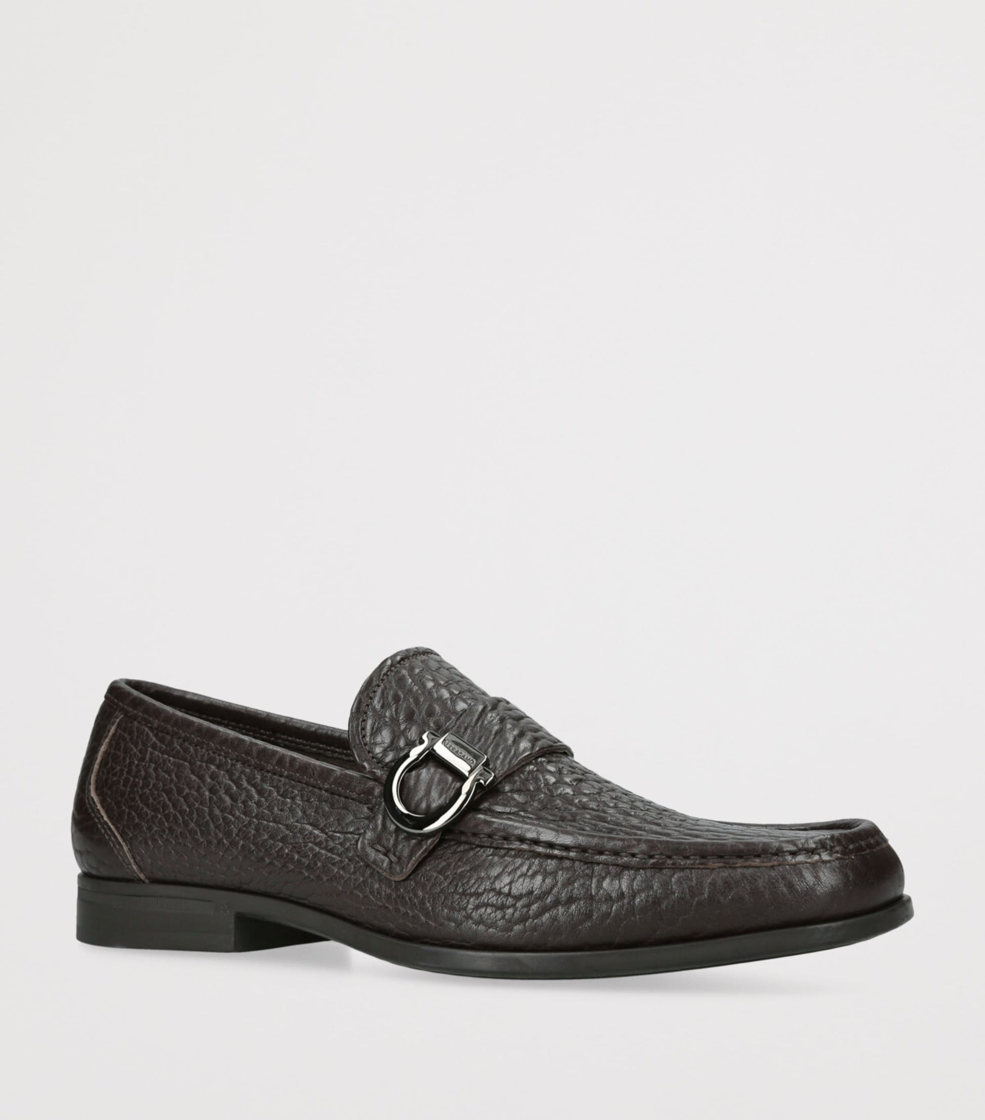 Salvatore Ferragamo Leather Caspian Loafers