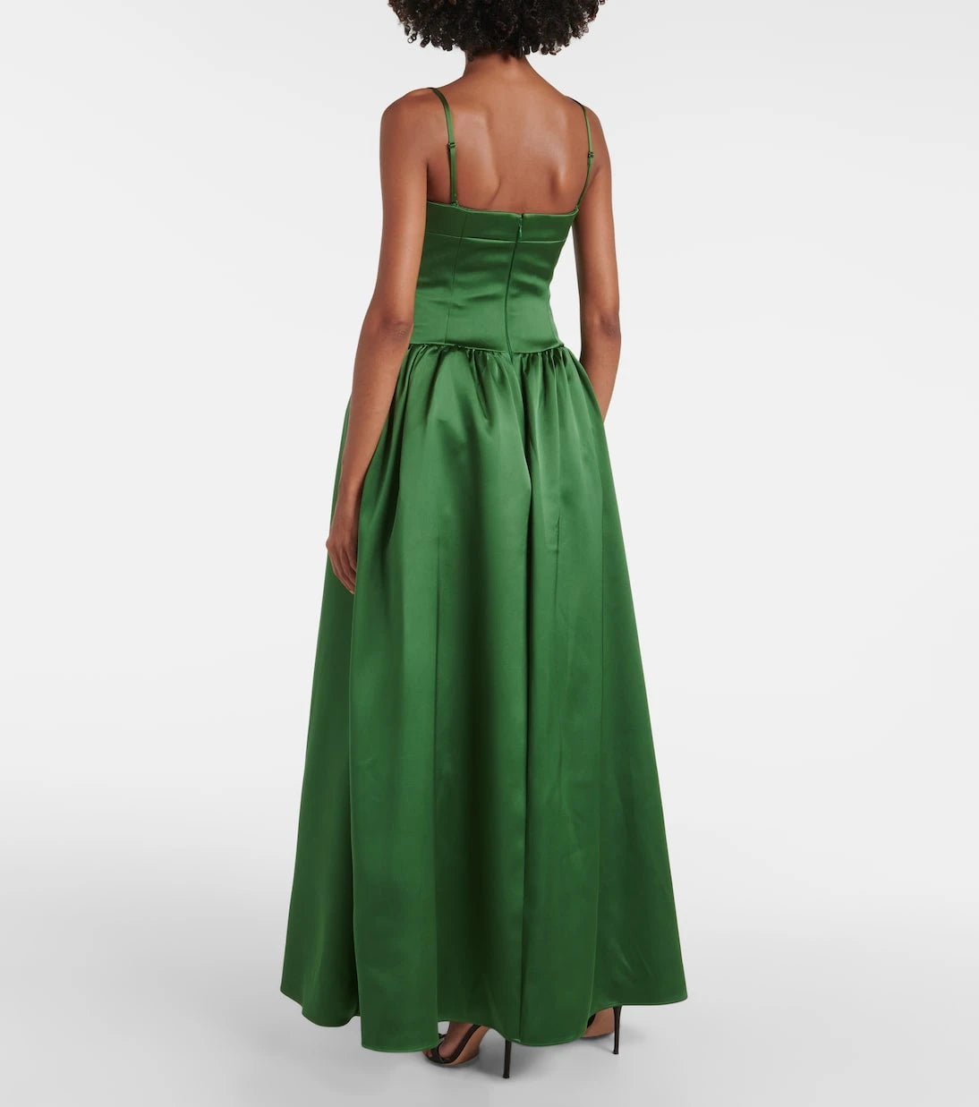 Self-Portrait - Satin maxi dress