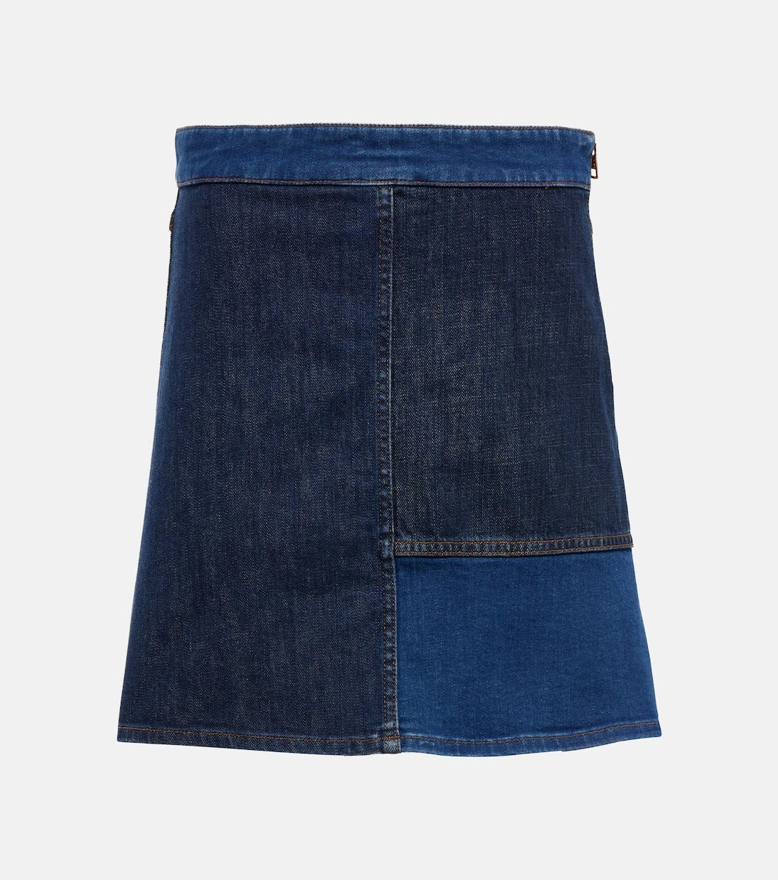See By Chloé - Patchwork denim miniskirt