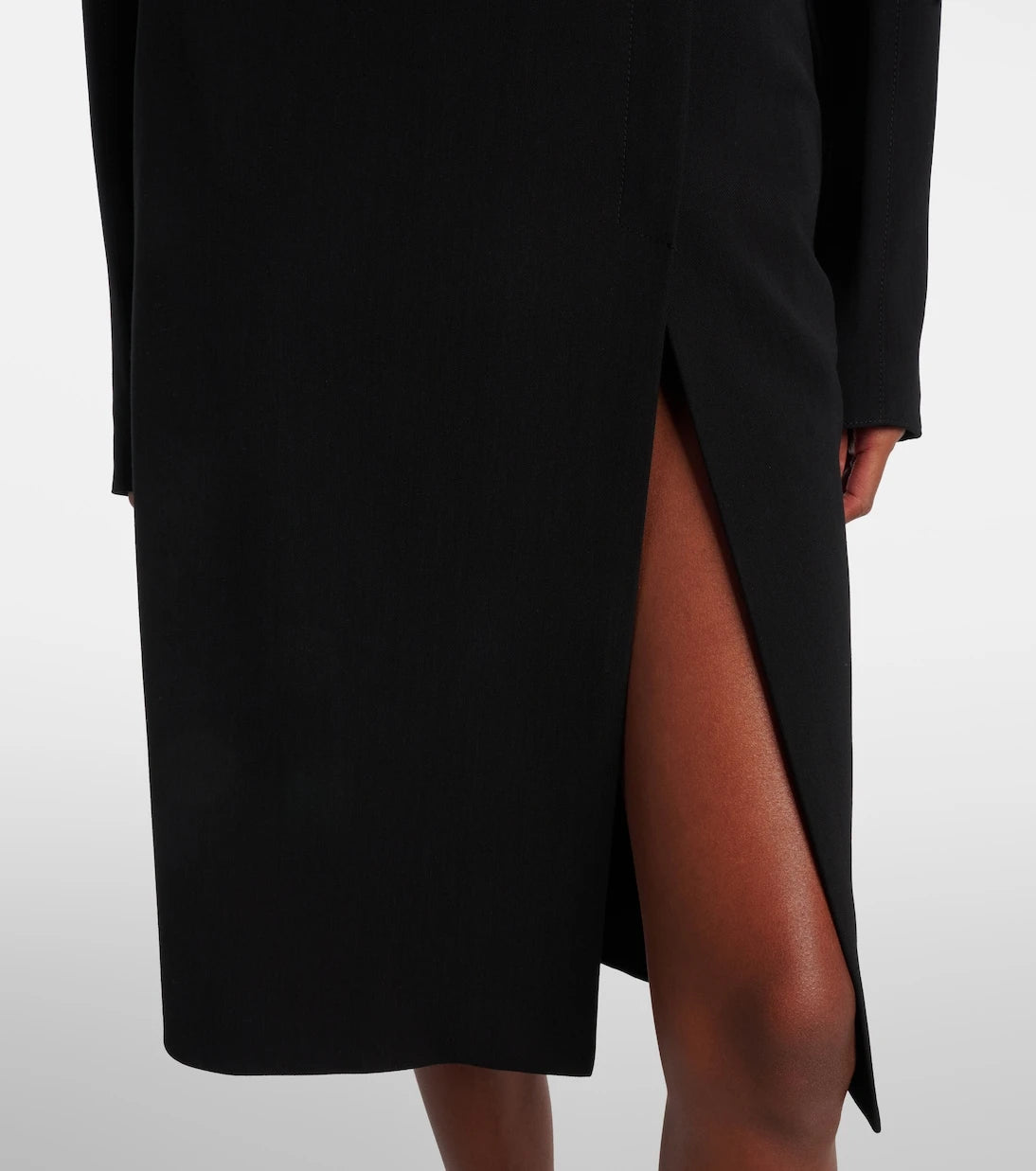 Mugler - re/edit high-rise wrap skirt