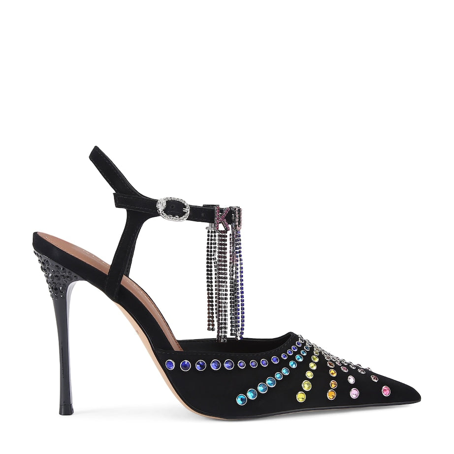 Crystal-Embellished Heels