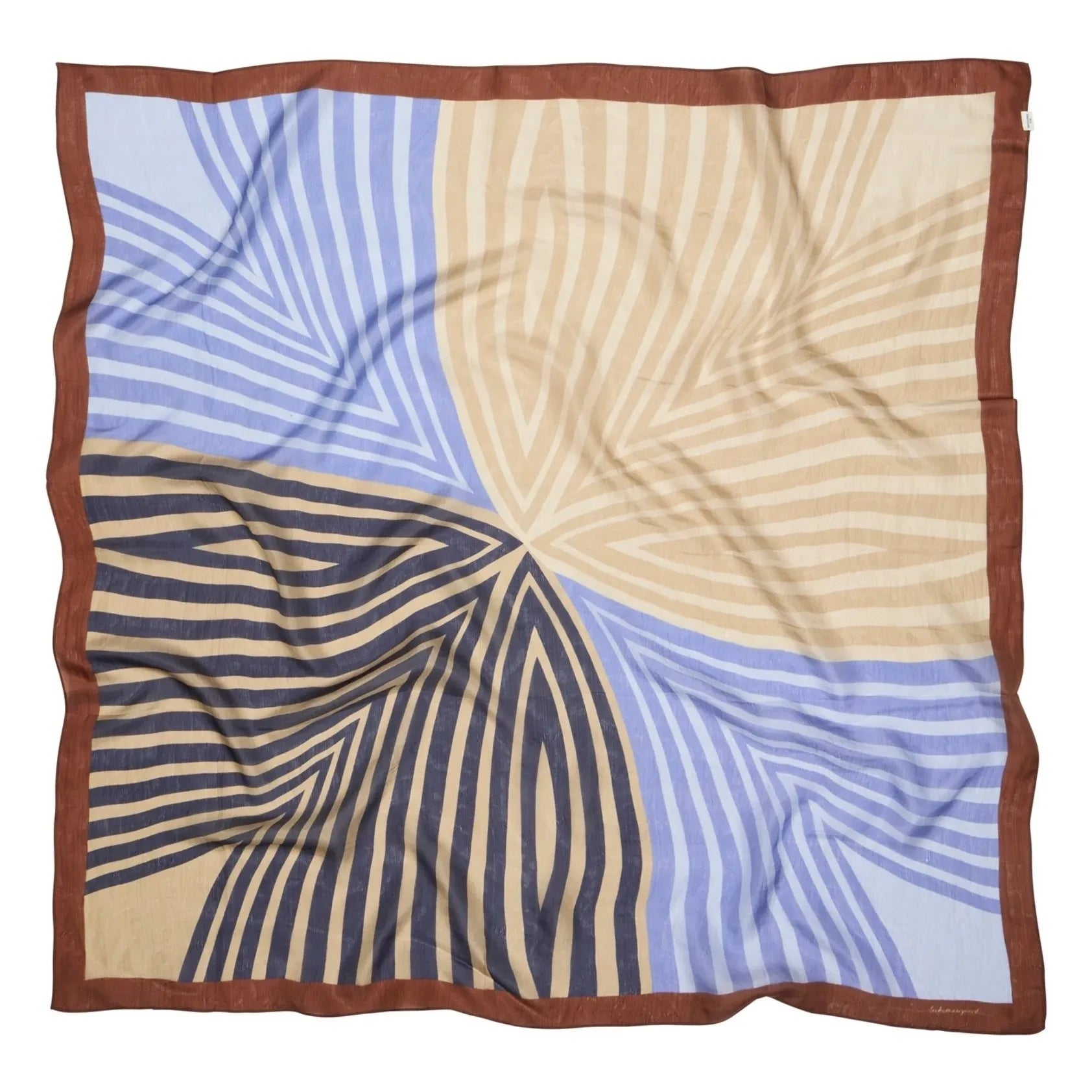 Becksöndergaard - Graphilia Taby Silk Scarf | Blue