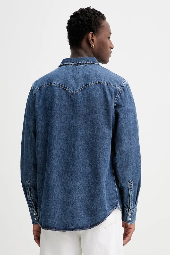 Levi's риза мъжка от деним BARSTOW WESTERN STANDARD