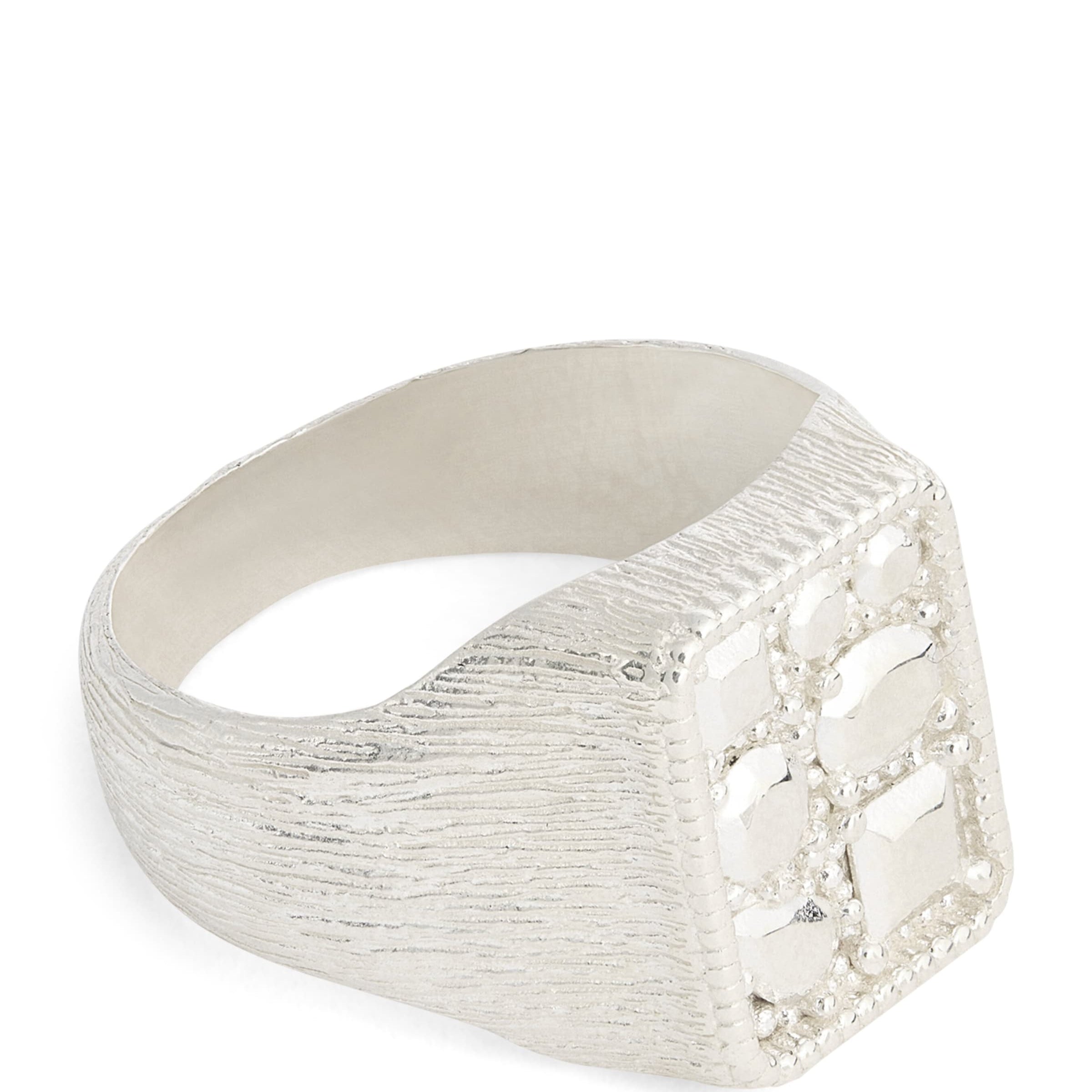 Bleue Burnham Sterling Silver Cottage Garden Signet Ring