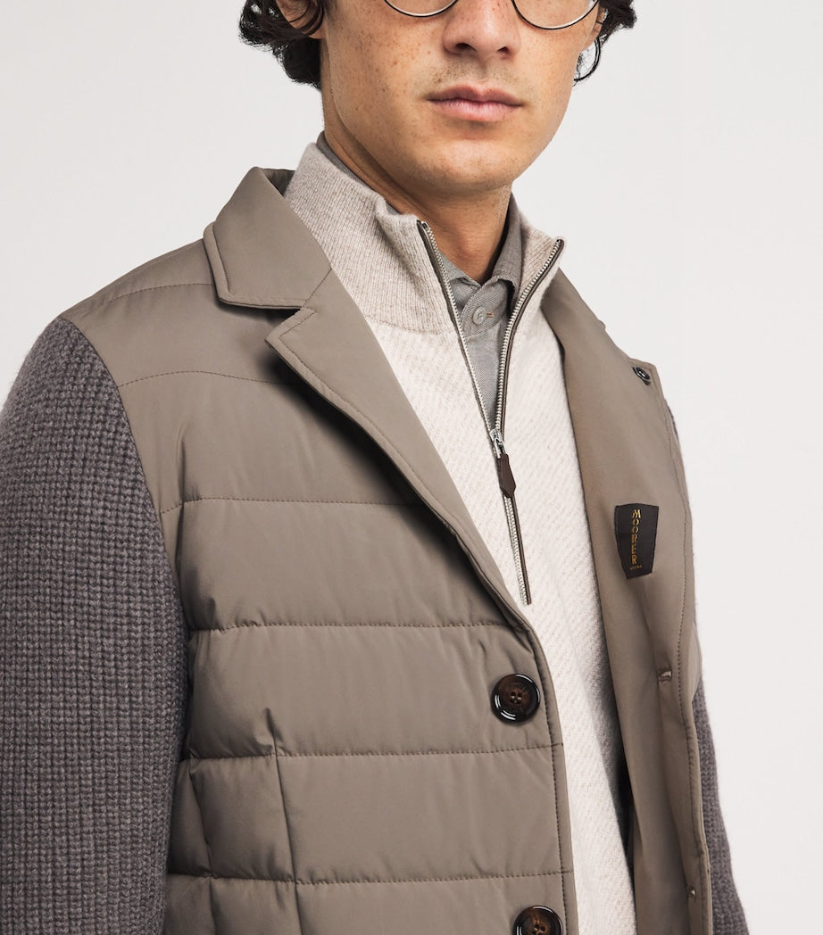 Black Hybrid Rogers Puffer-Blazer Jacket