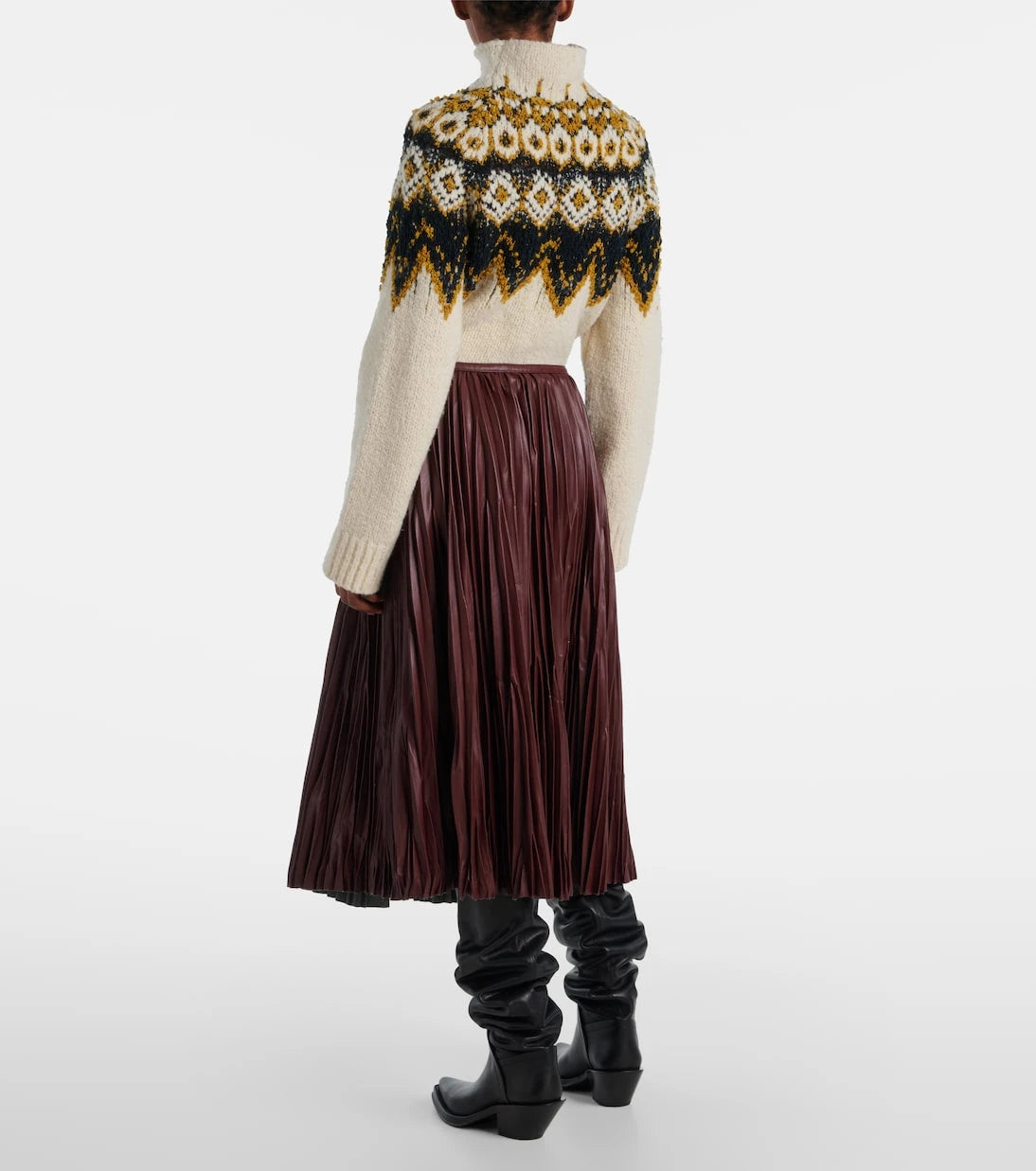 Proenza Schouler - White Label Rosalyn plissé midi skirt
