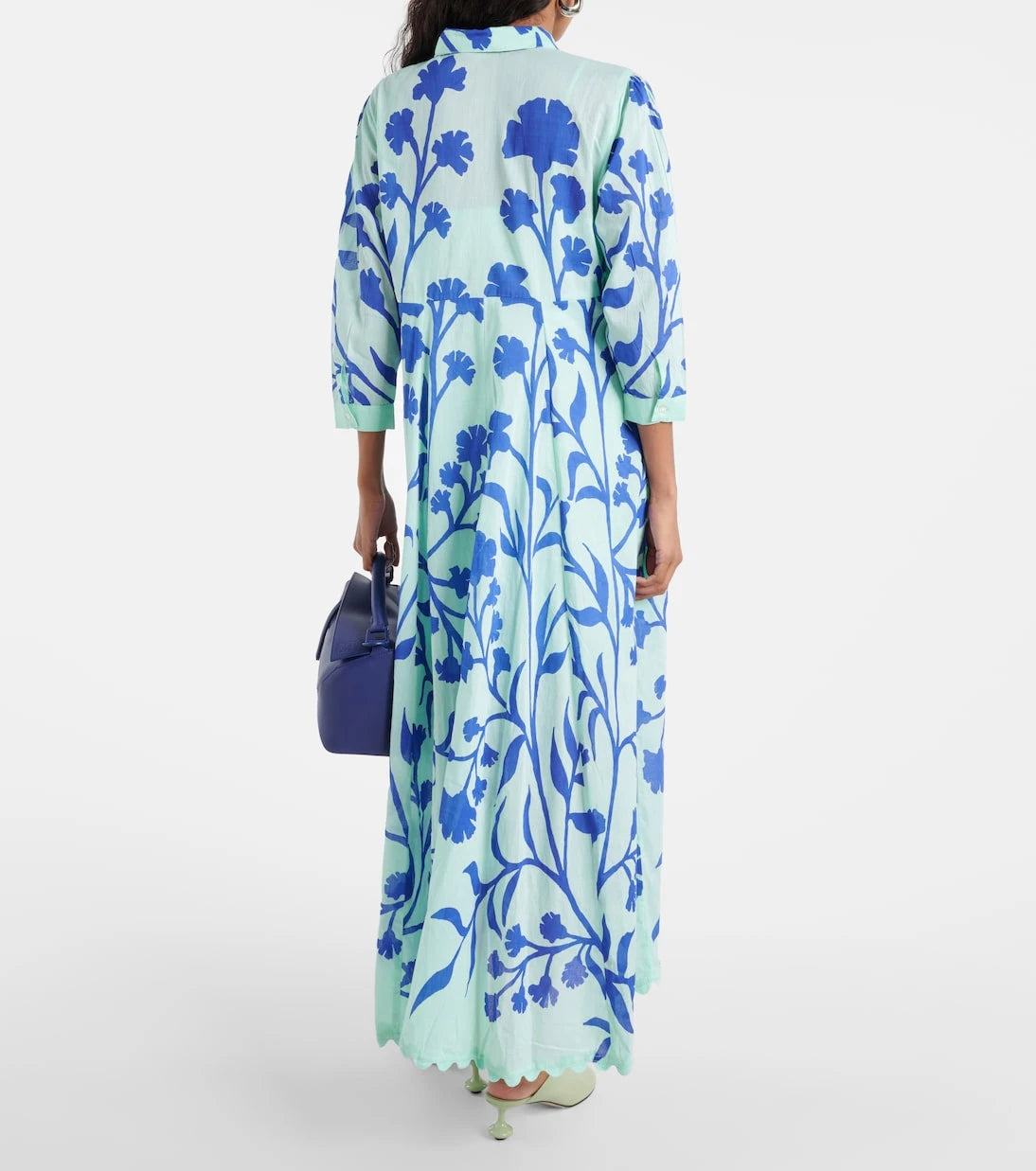 Juliet Dunn - Printed cotton maxi dress