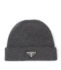 Wool-Cashmere Triangle Beanie