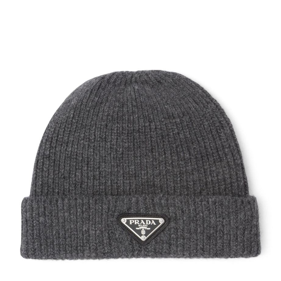 Wool-Cashmere Triangle Beanie