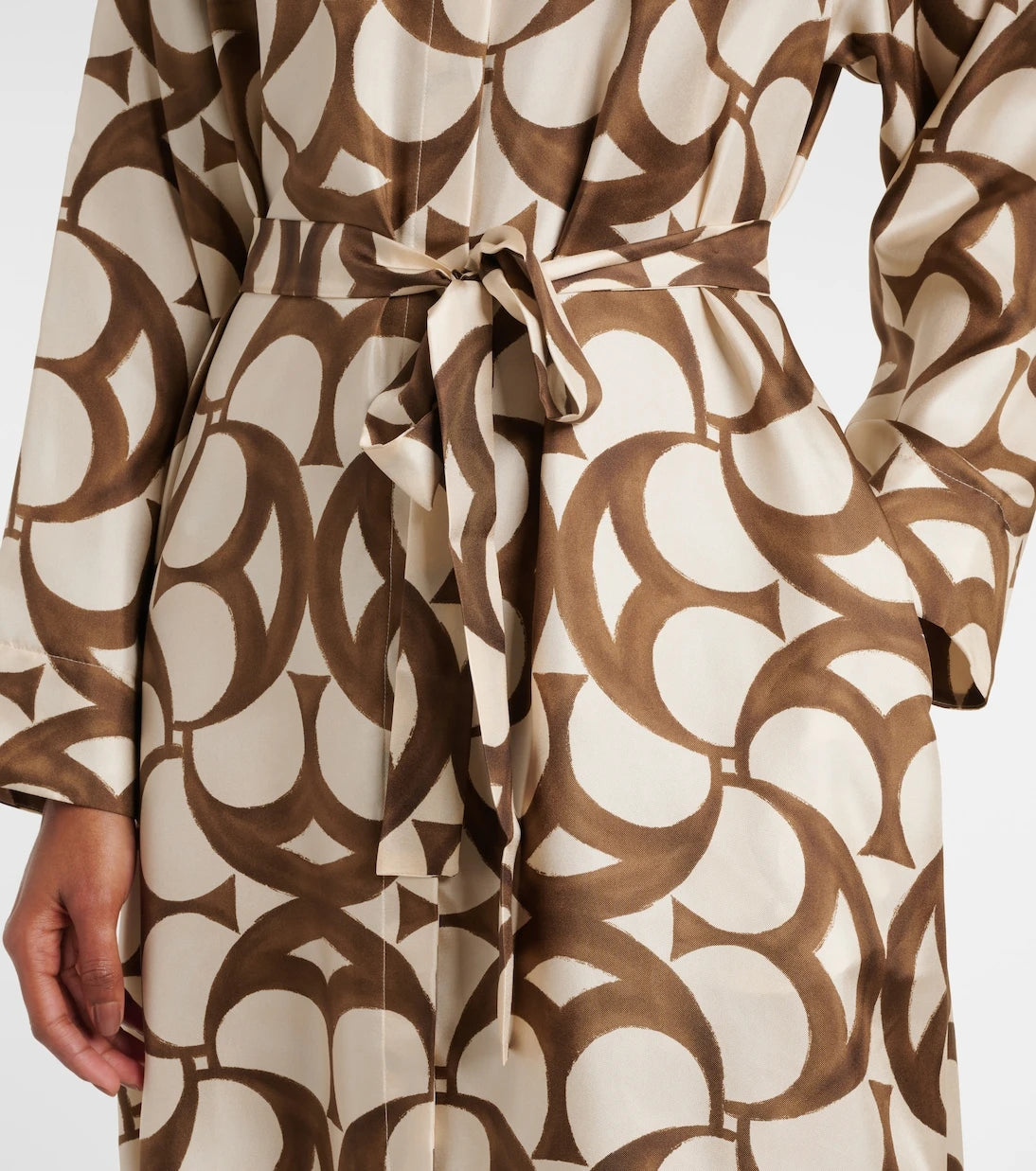 'S Max Mara - Ileana printed silk twill shirt dress