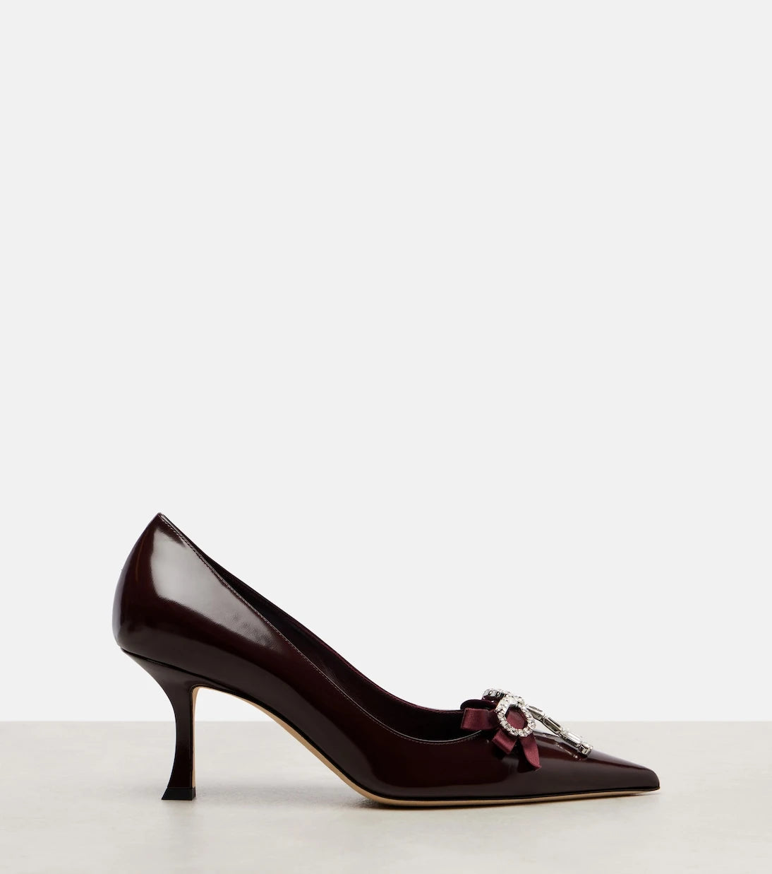 Jimmy Choo - Auria 70 embellished leather pumps