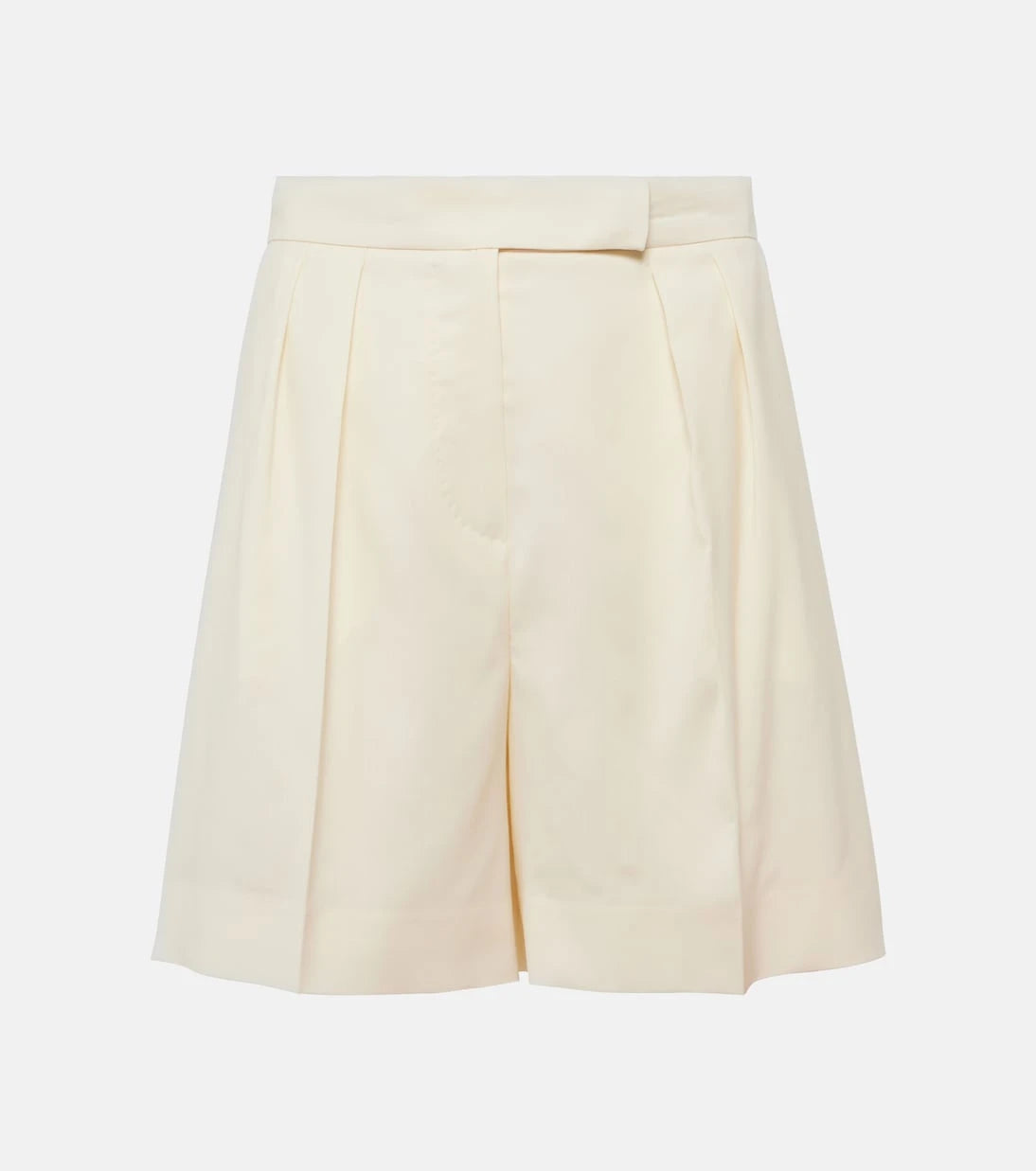 Max Mara - Priamo high-rise virgin wool shorts