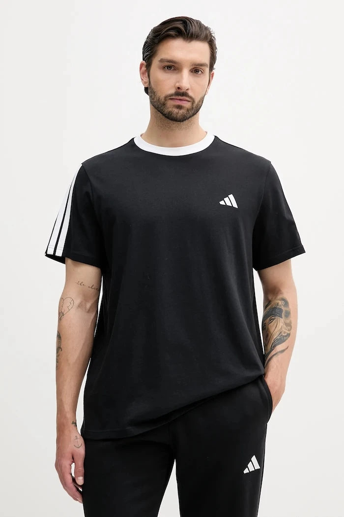 Памучна тениска adidas Essentials 3-stripes