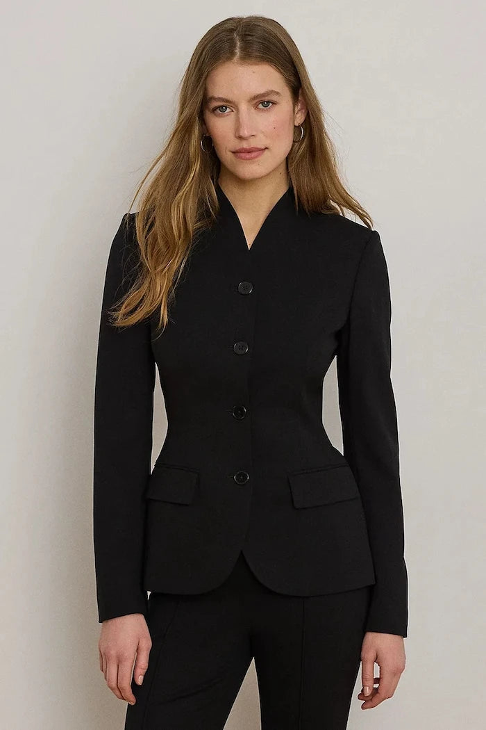 Lauren Ralph Lauren tek düğmeli kadın yünlü ceket