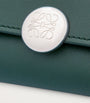 LOEWE Green Small Leather Pebble Wallet
