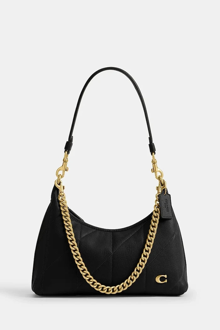 Coach чанта crossbody дамска от кожа Soft Quilted Juliet Shoulder Bag 25