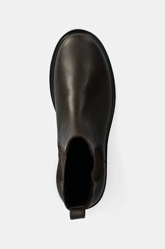 Кожени обувки Calvin Klein Jeans EVA BOOT MID CHELSEA UNIFORM DR
